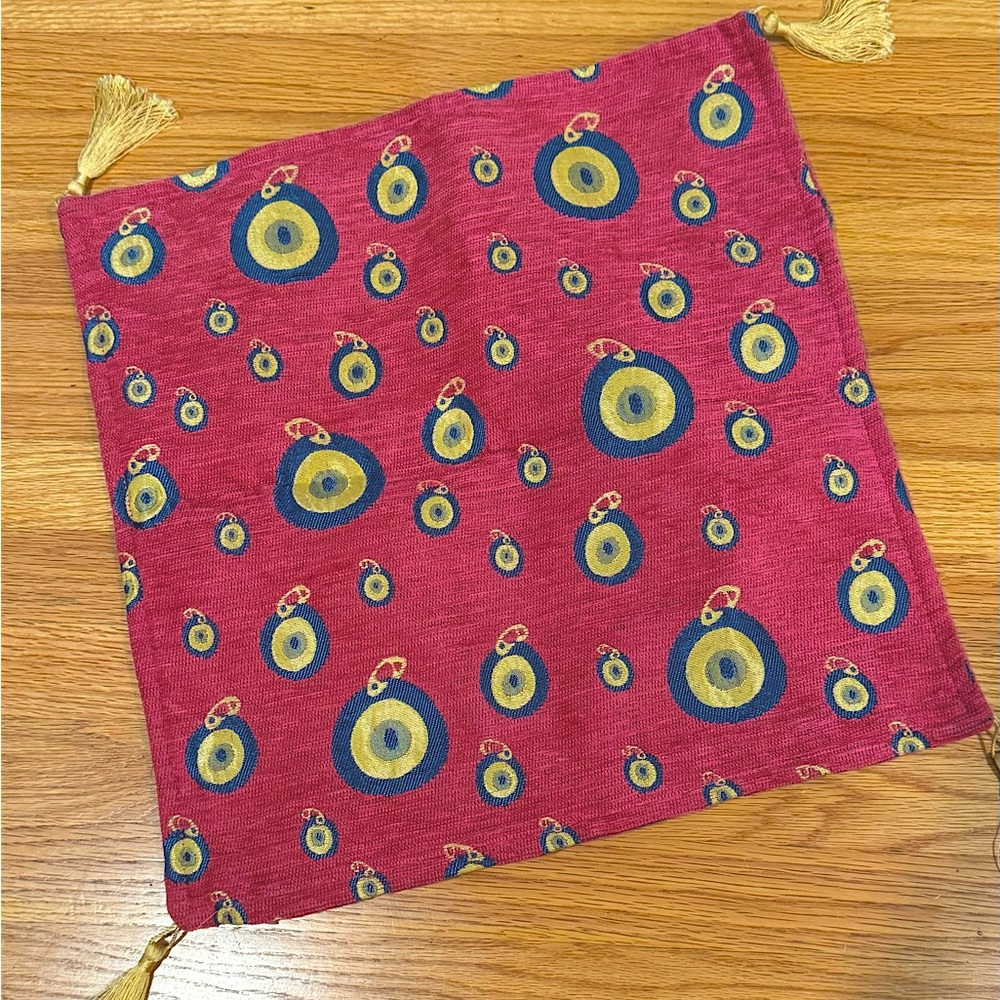 NEW Turkish Evil Eye Pillow / Cushion Cover - Picture 1 of 6